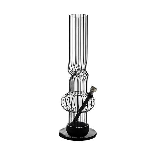 Twister with ice catcher Acrylic bong  32cm