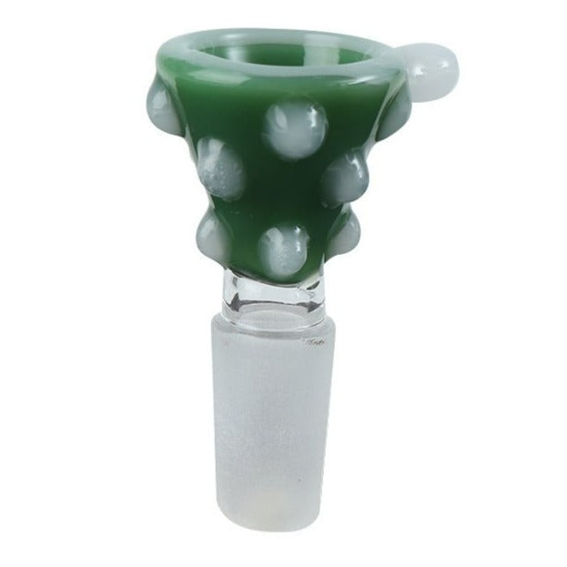 Colored Dotted Glass Drop Cone 14MM