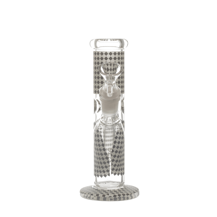 Premium Patterns Medium Straight Glass Waterpipe 20cm - Greenhut