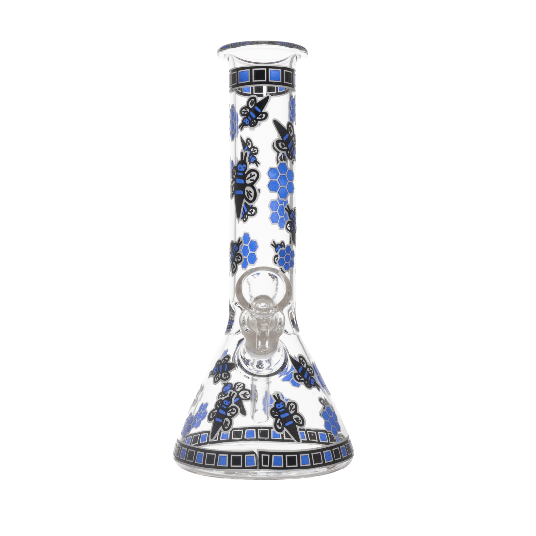 Honeybee Design Beaker Shape Waterpipe 20cm - Greenhut