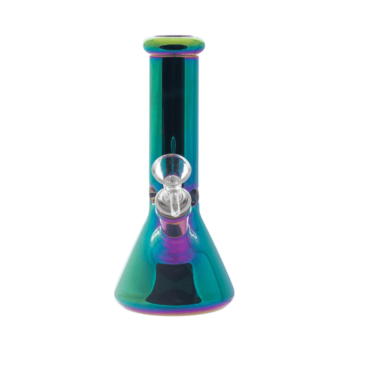 Rainbow Color Beaker Shape Waterpipe 20cm - Greenhut