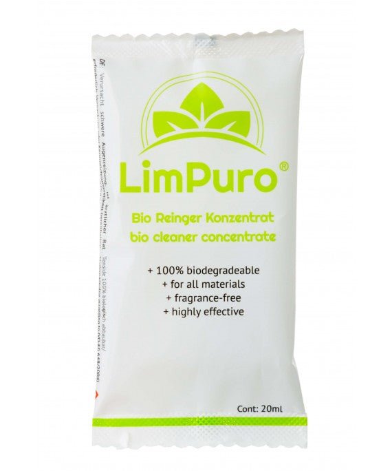 LimPuro Bong Pipe Bio Cleaner Concentrate Sachet 20ml X 2