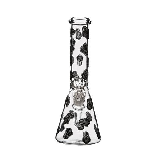 Coloured Beaker Base M7 Glass bong 25cm