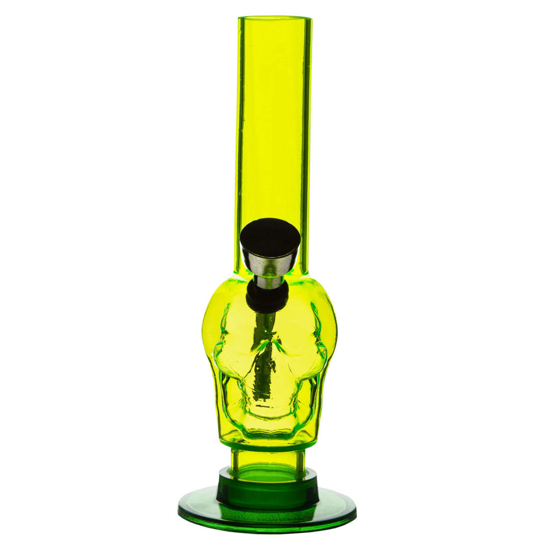 Mini Skull Acrylic bong 15cm
