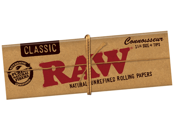 Raw Classic Connoisseur 1 1/4 Papers + Tips