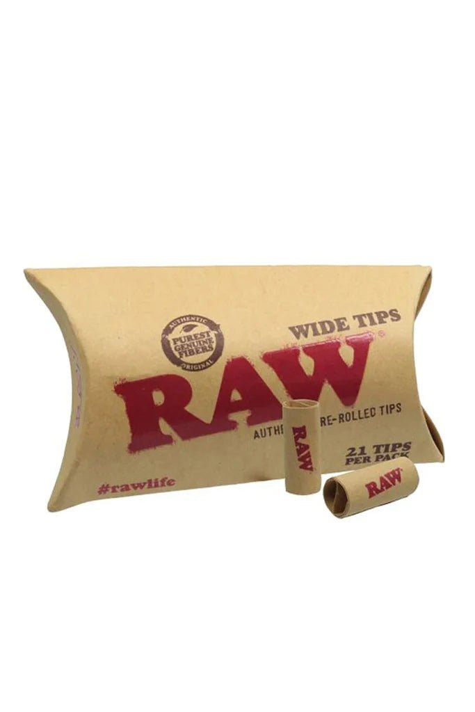 Raw Pre Rolled Wide Tips 21pk - Greenhut