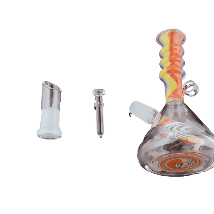 Mini Glass Colored Waterpipe 12.5cm - Greenhut