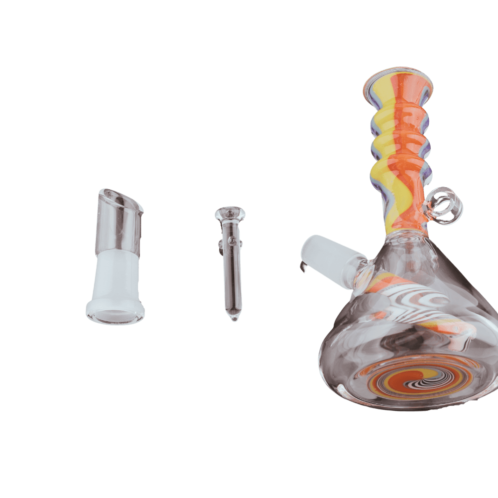 Mini Glass Colored Waterpipe 12.5cm Greenhut NZ