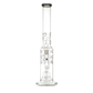 Clear Glass Matrix Waterpipe with Percolator 46cm - Greenhut