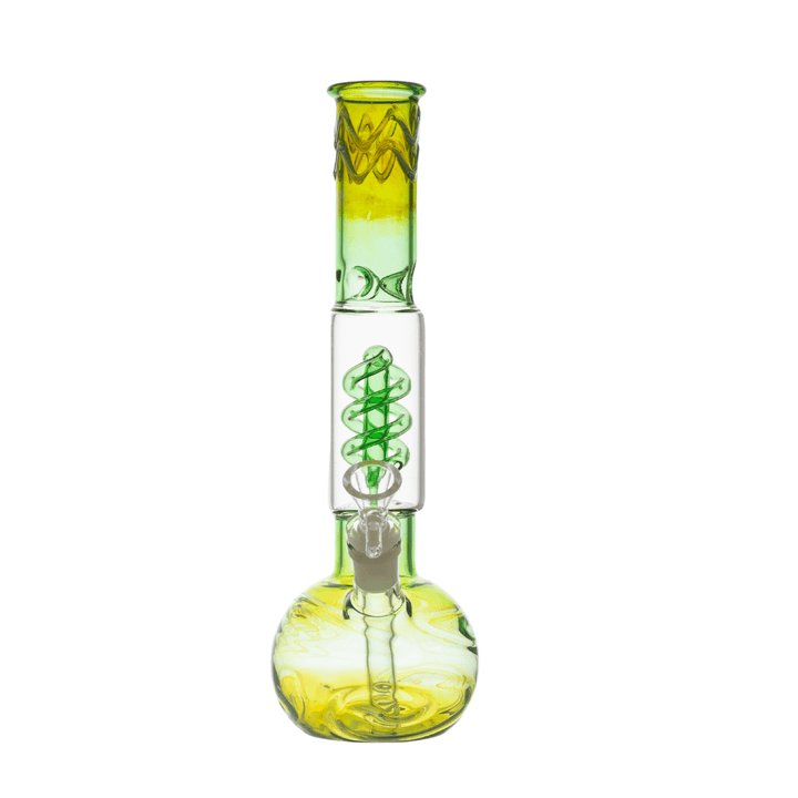 Colored Glass Twisted Percolator Round Shape 30cm - Greenhut