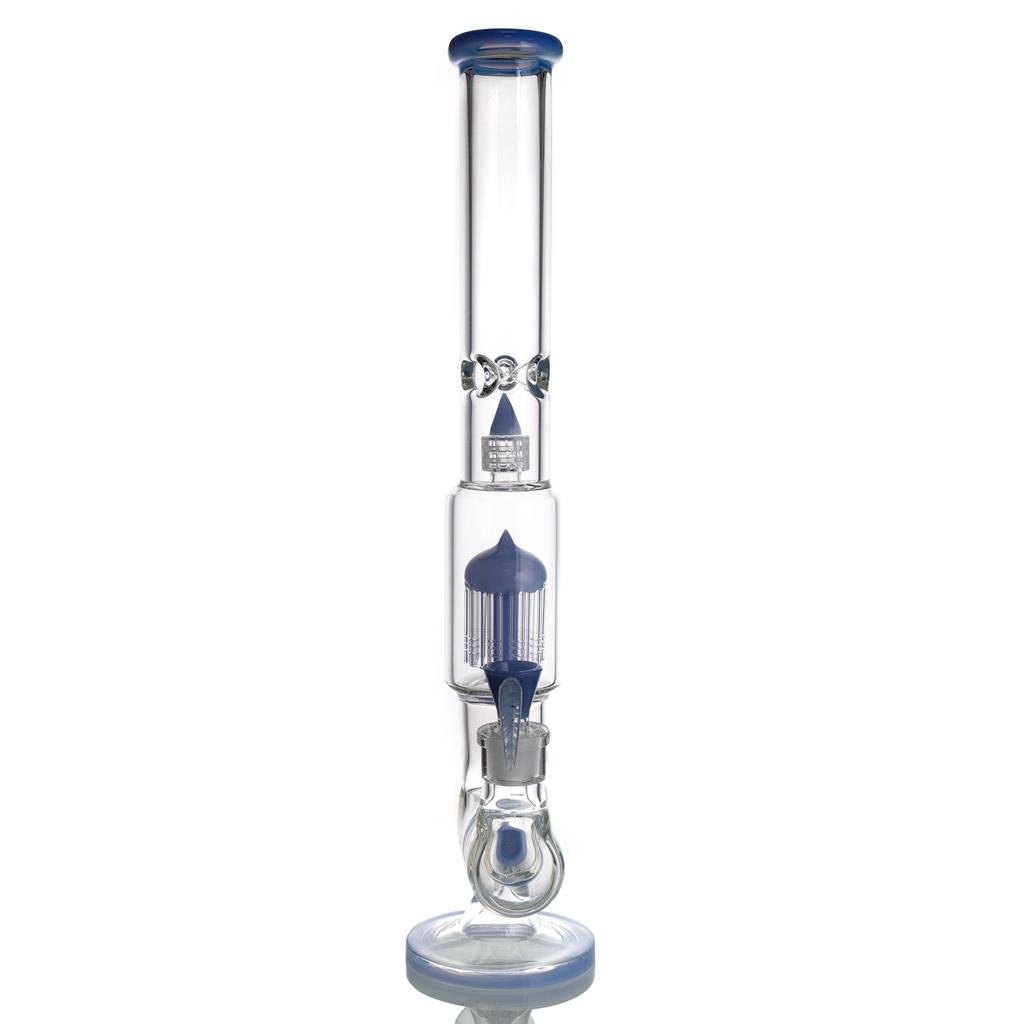 Hammerhead Double Percolator Waterpipe 50cm - Greenhut