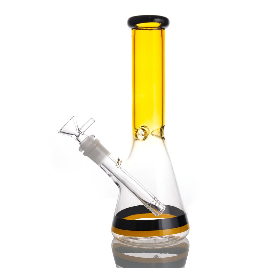 Solid Coloured Beaker Base M5 Glass Waterpipe 25cm - Greenhut