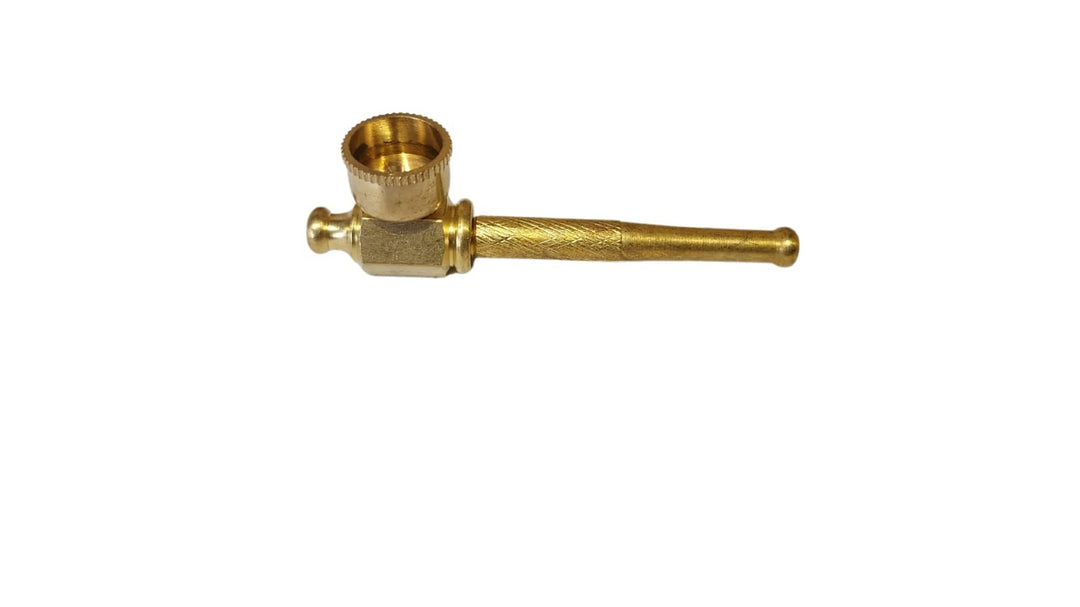 Brass Small Smoking Pipe 6.5cm - Greenhut