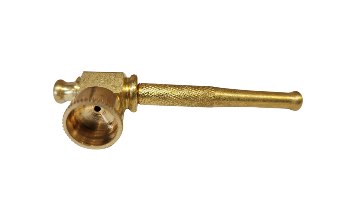 Brass Small Smoking Pipe 6.5cm - Greenhut