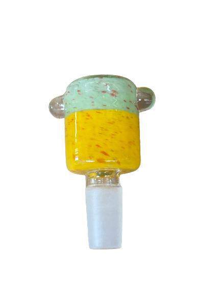 Multi Colored Solid Glass Dropcone 14mm - Greenhut