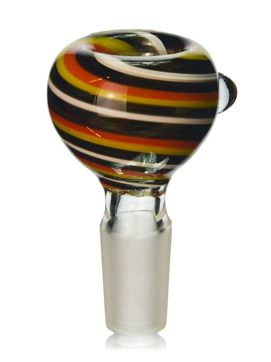 Colored Round Swirl Glass Bowl 14mm - Greenhut