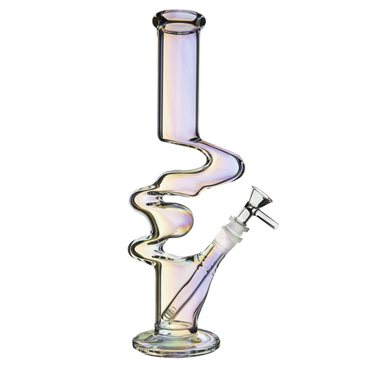 Snake Shape Glass bong 34cm