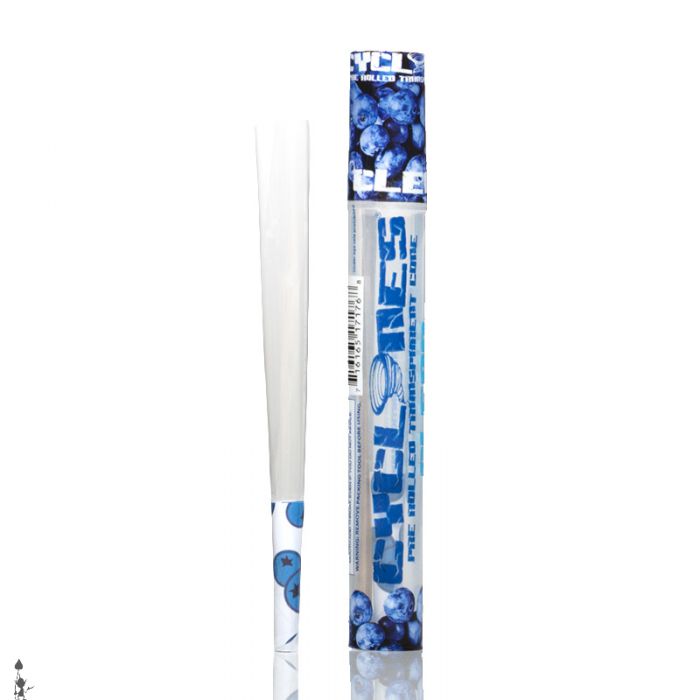 Cyclones Clear Blueberry Flavor Cone