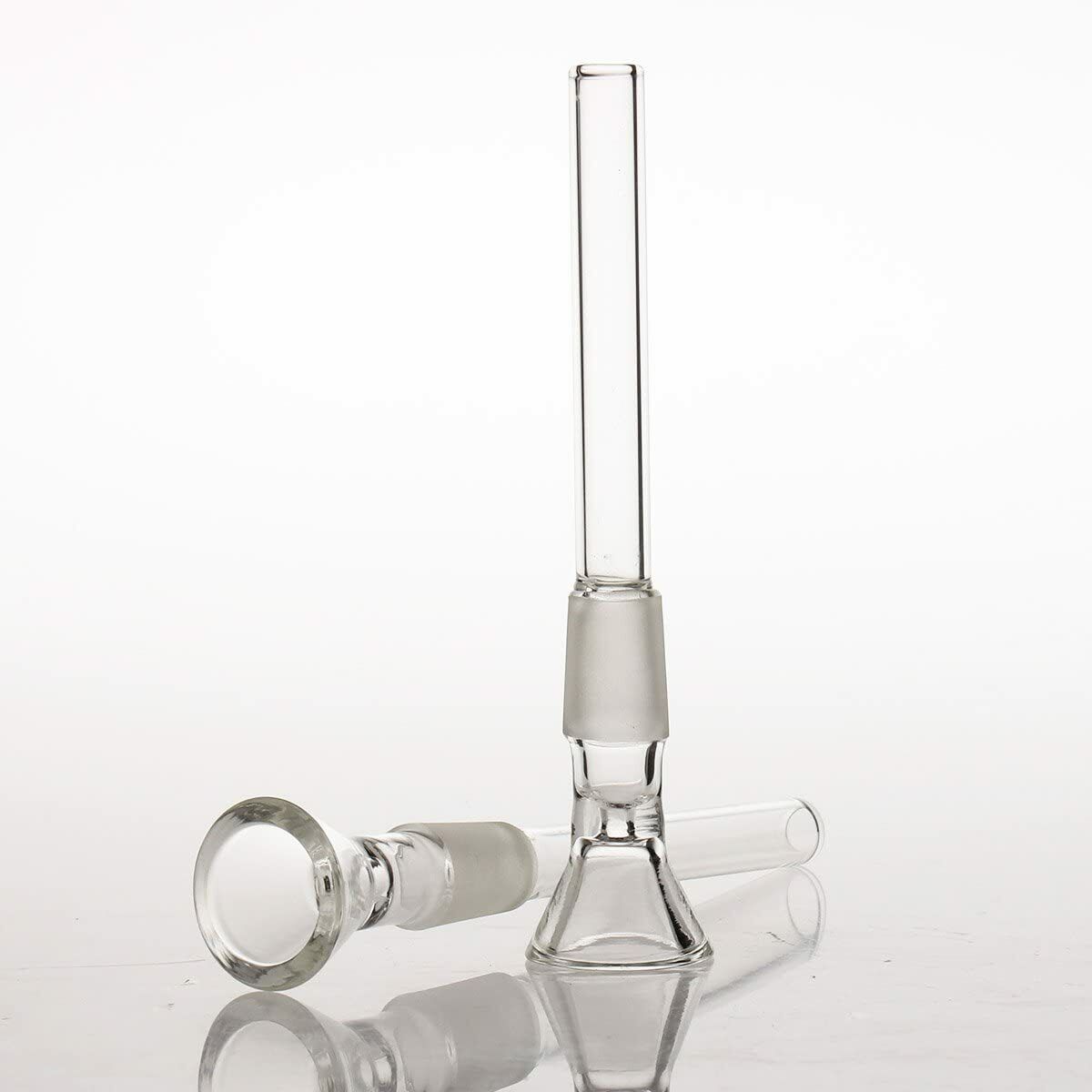 Glass Downstem + Dropcone 12mm with Handle