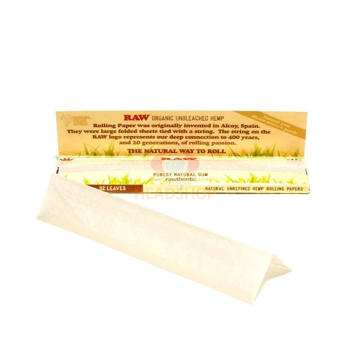 RAW Organic King Size Slim Papers - Greenhut