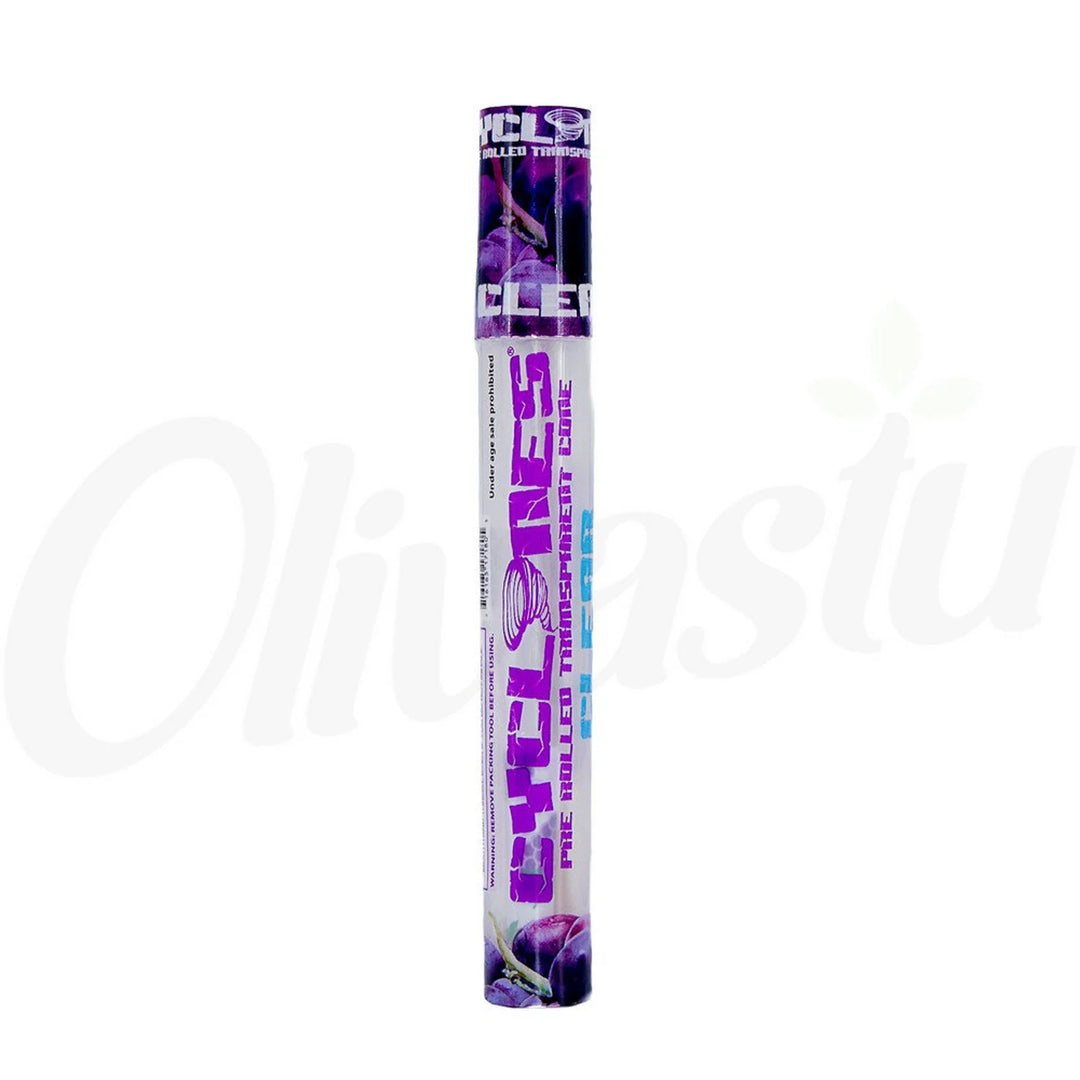 Cyclones Clear Grape Flavor Cone