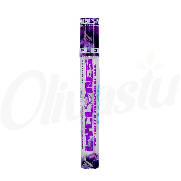Cyclones Clear Grape Flavor Cone