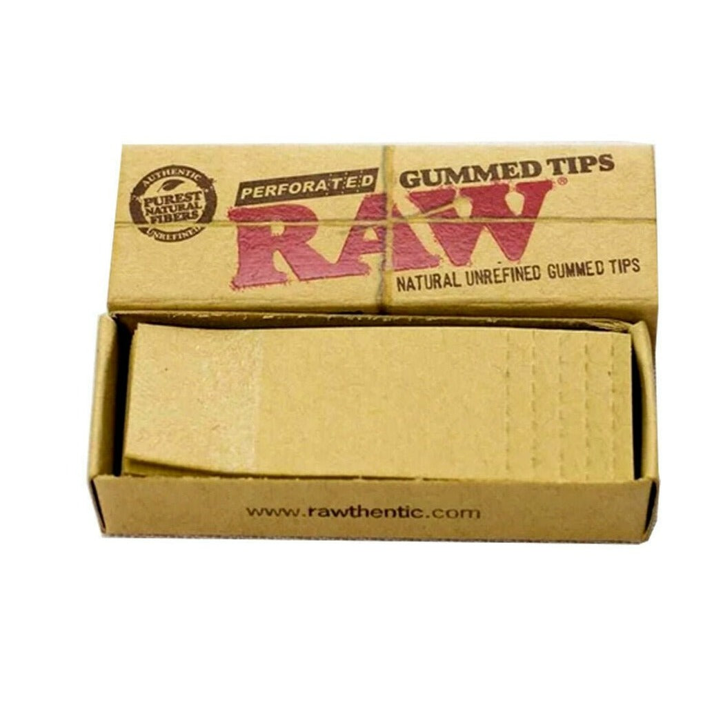 RAW Perforated Gummed Filter Tips Greenhut NZ