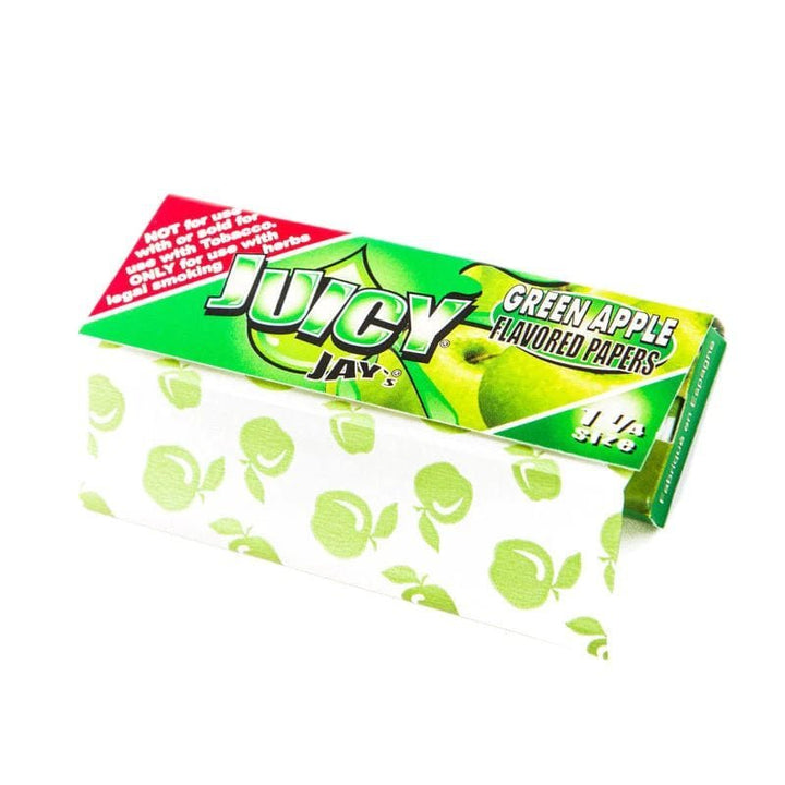 Juicy Jay's Green Apple Flavoured Paper 1/4