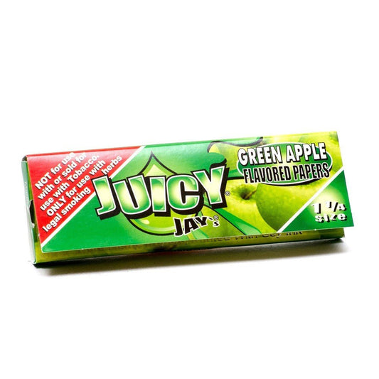 Juicy Jay's Green Apple Flavoured Paper 1/4