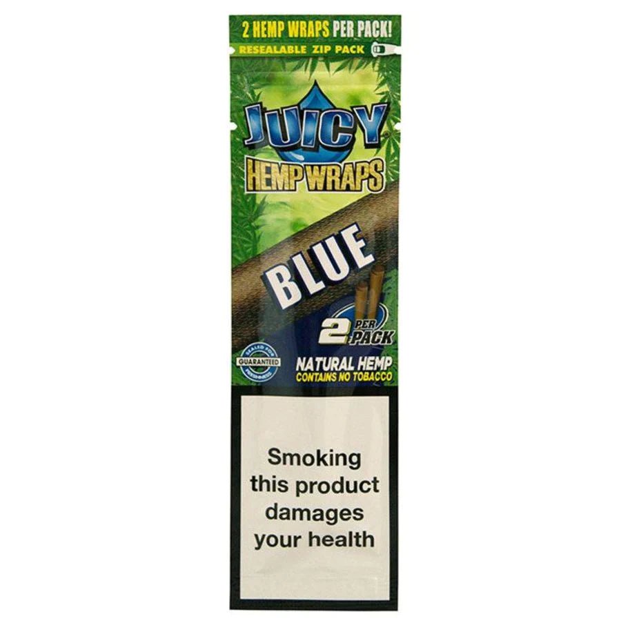 Juicy Hemp Wrap Blue 2pk - Greenhut