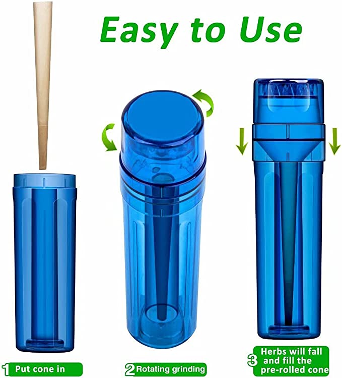 Roller Plastic Grinder Cone Roller & Holder Weed Grinder Greenhut Nz