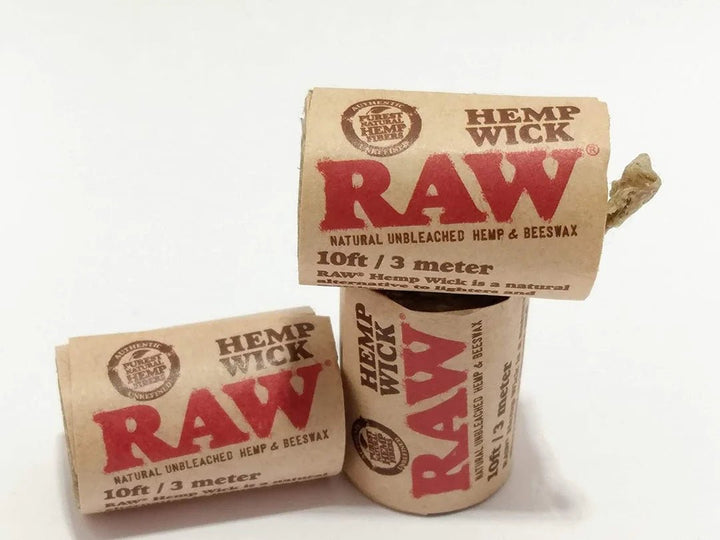 RAW Hemp Wick Roll 10ft/3m
