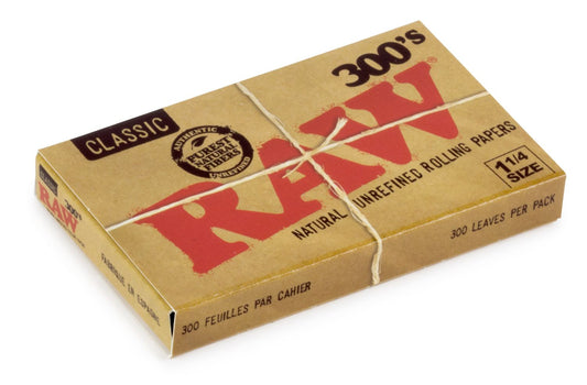 RAW 300'S Classic Rolling Papers 1 1/4