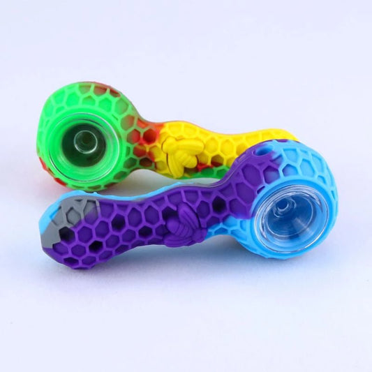 Honeycomb Silicone Smoking Pipe