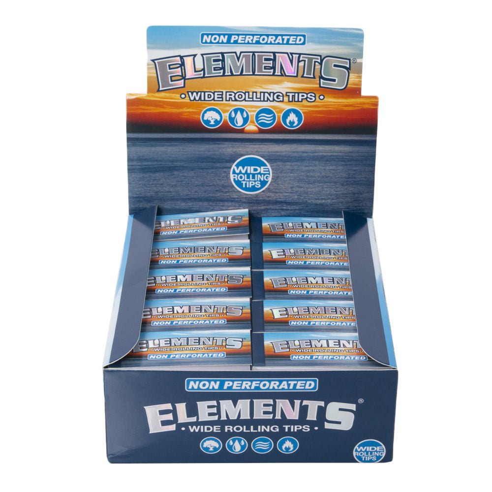 Elements Non Perforated Wide Filter Tips Greenhut NZ