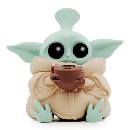 Baby Yodha Grogu Bubbler Silicone Waterpipe